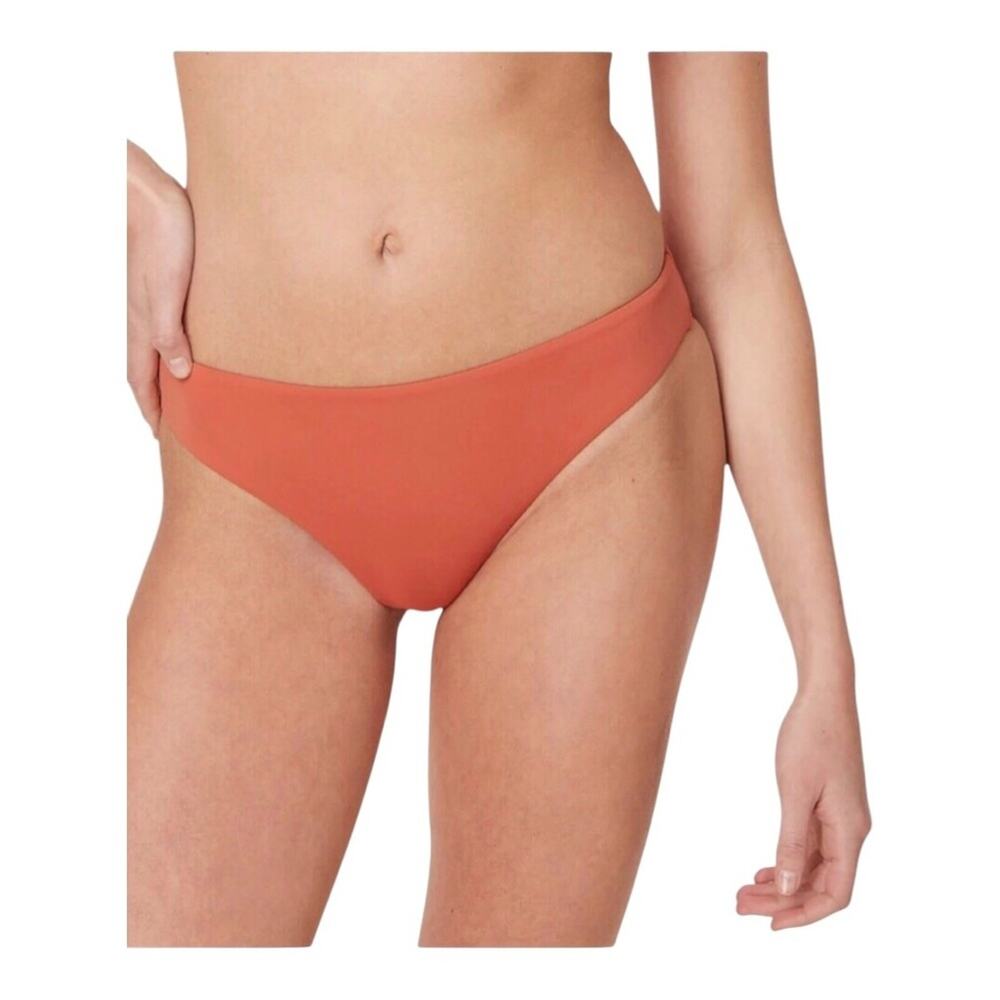 Andie Swim NWT The Symi Bikini Bottom Cedar Sustainable High Leg Low Rise Large
